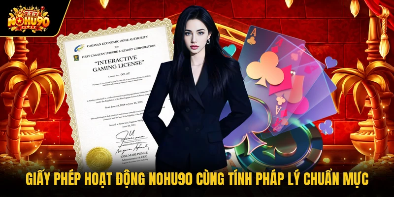 Giấy Phép Hoạt Động Nohu90 Cùng Tính Pháp Lý Chuẩn Mực