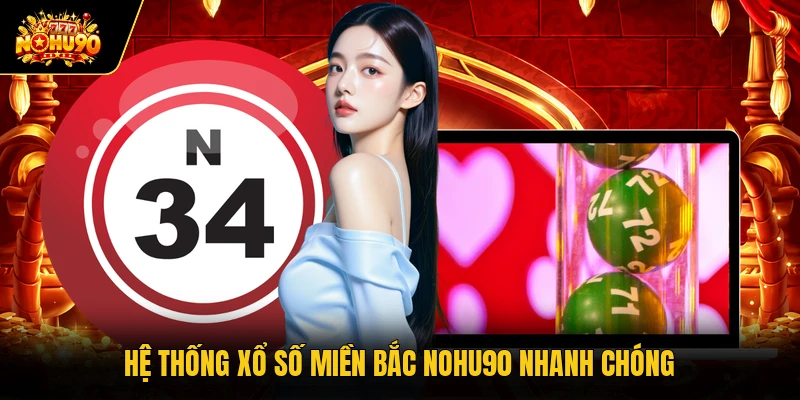 Hệ thống xổ số miền Bắc Nohu90 nhanh chóng